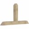 Ekena Millwork Portland Rough Sawn Timber Gable Bracket, Douglas Fir, 72"W x 39"H x 6"D x 6"F, 13/12 Pitch GBW072X39X0606POR00RDF - alternate 3